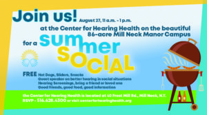 Join Us for a Summer Social! @ Center for Hearing Health